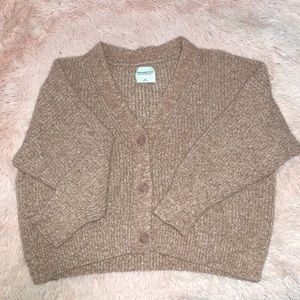 EUC Abercrombie & Fitch Cropped Soft Cardigan